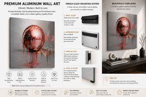 Los Angeles Glow | Cinematic Cityscape Art | Brushed Aluminum Print