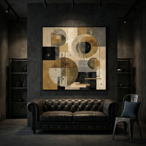 Ordered Motion - Aluminum Print | Geometric Abstract Wall Art | Modern Decor Gift