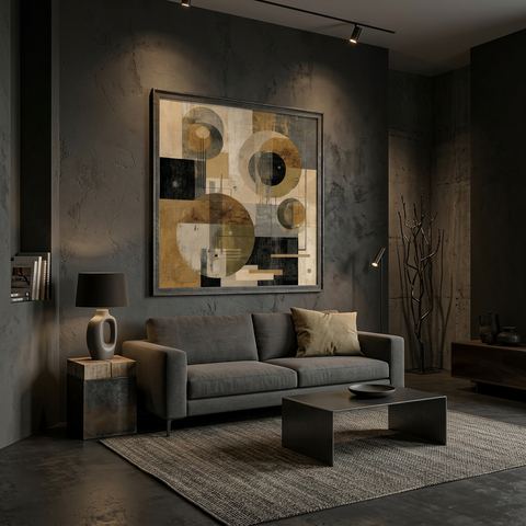 Ordered Motion - Aluminum Print | Geometric Abstract Wall Art | Modern Decor Gift