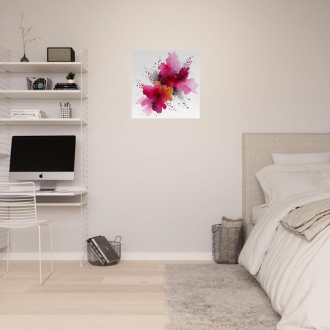 Emotional Outburst Aluminum Print - Modern Art Decor, Vibrant Abstract Wall Art, Unique Gift for Art Lovers