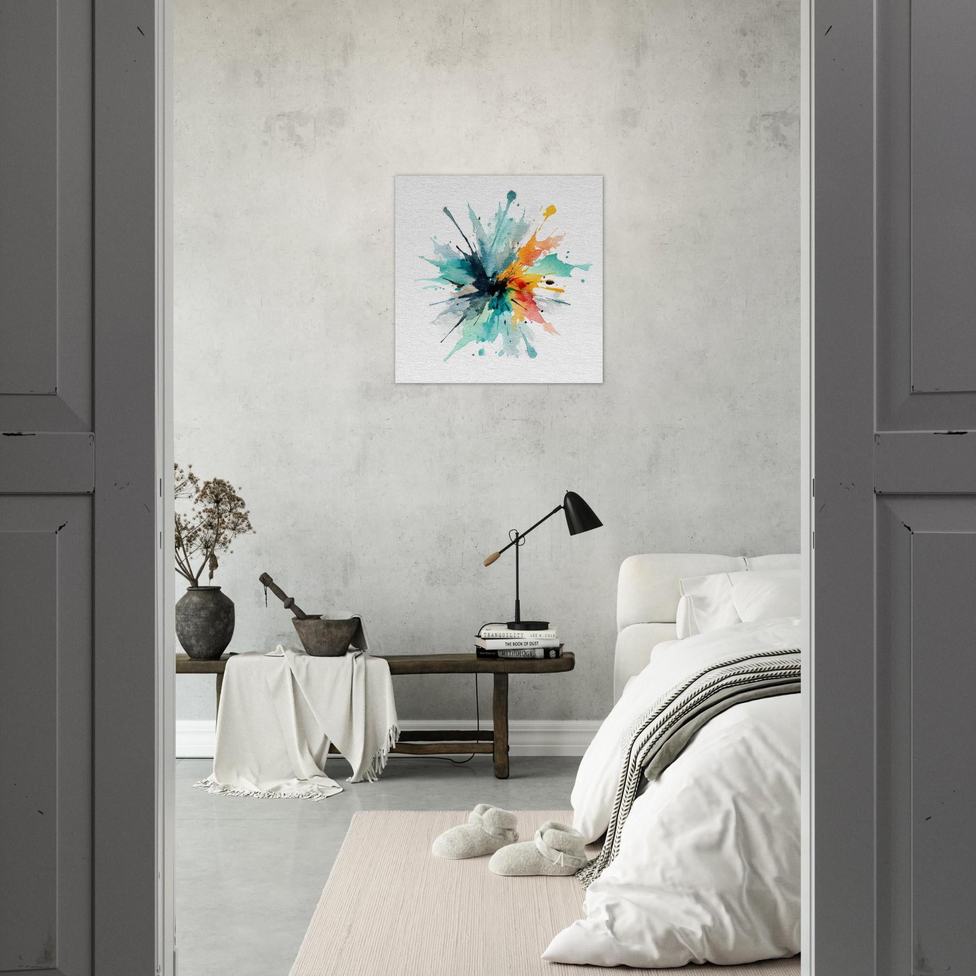 Domain Expansion Aluminum Print - Modern Wall Art, Vibrant & Crisp - Unique Home Decor Gift