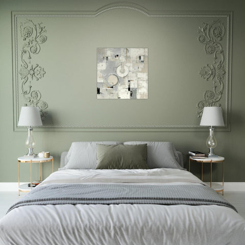 Quiet Geometry - Aluminum Print | Modern Minimalist Wall Art | Abstract Geometric Decor | Calm Serene Art | Large Format Metal Print