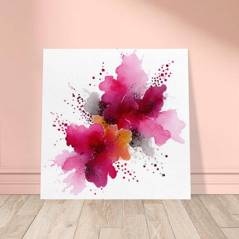 Emotional Outburst Aluminum Print - Modern Art Decor, Vibrant Abstract Wall Art, Unique Gift for Art Lovers