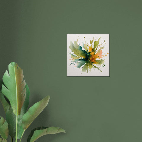 Earth Collision Aluminum Print | Abstract Nature Wall Art | Modern Home Decor | Unique Gift