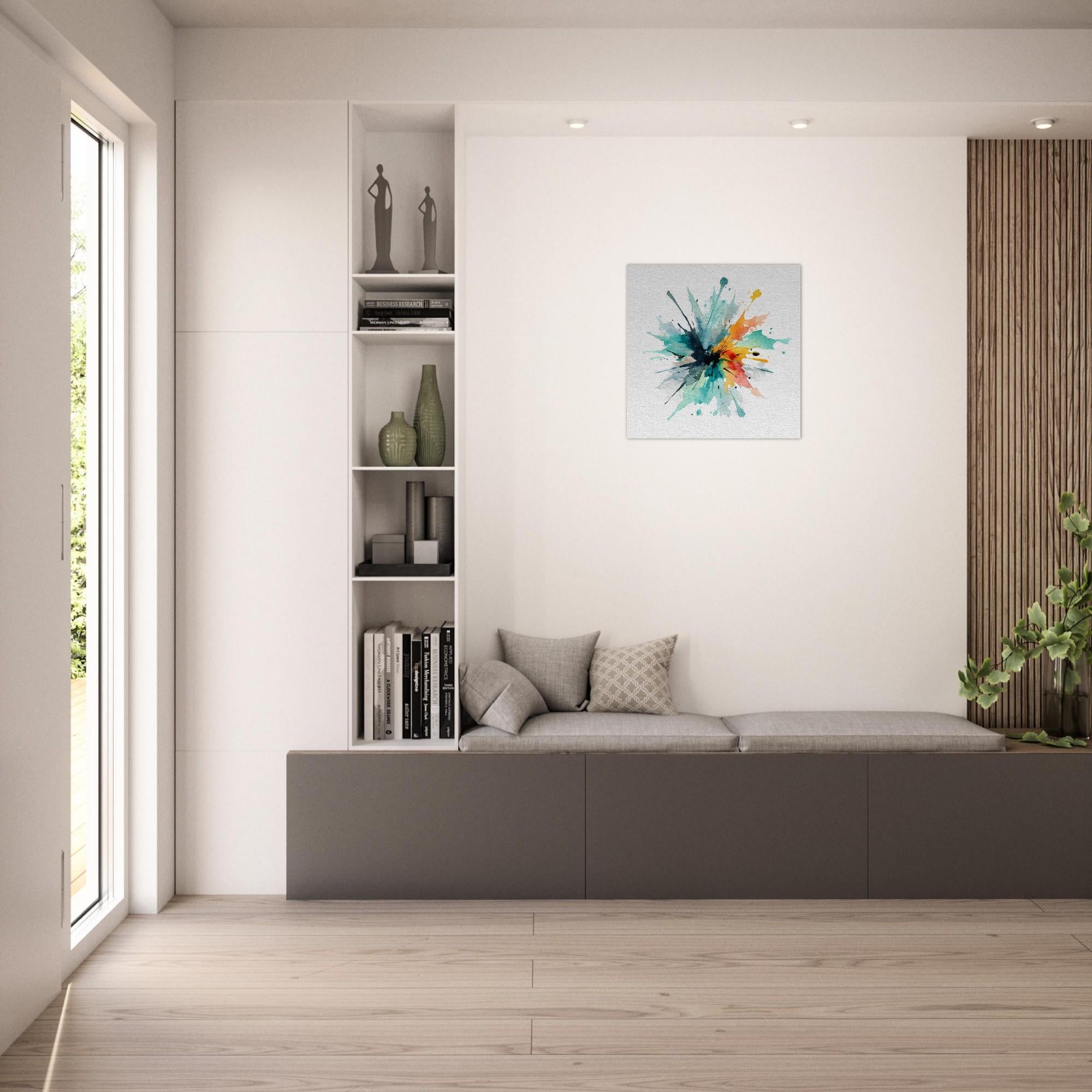 Domain Expansion Aluminum Print - Modern Wall Art, Vibrant & Crisp - Unique Home Decor Gift