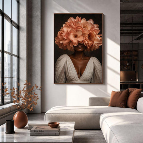 Ethereal Bloom Brushed Aluminum Print, Magnolia Botanical Wall Art, Modern Silver Metal Wall Decor, Fine Art , Serene Home Gift