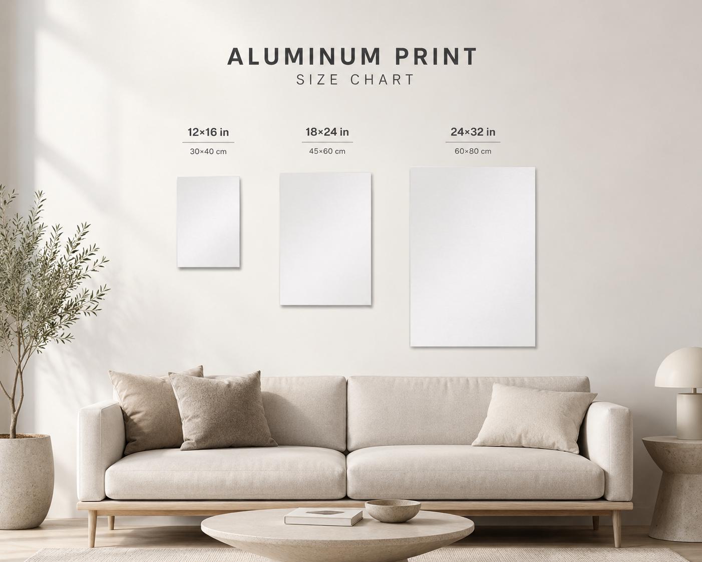 Luminous Bloom Brushed Aluminum Print - Modern Botanical Wall Art, Brushed Metal Floral Decor, Industrial Minimalist Calla Lily Fine Art