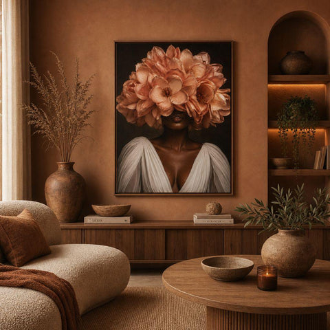 Ethereal Bloom Brushed Aluminum Print, Magnolia Botanical Wall Art, Modern Silver Metal Wall Decor, Fine Art , Serene Home Gift