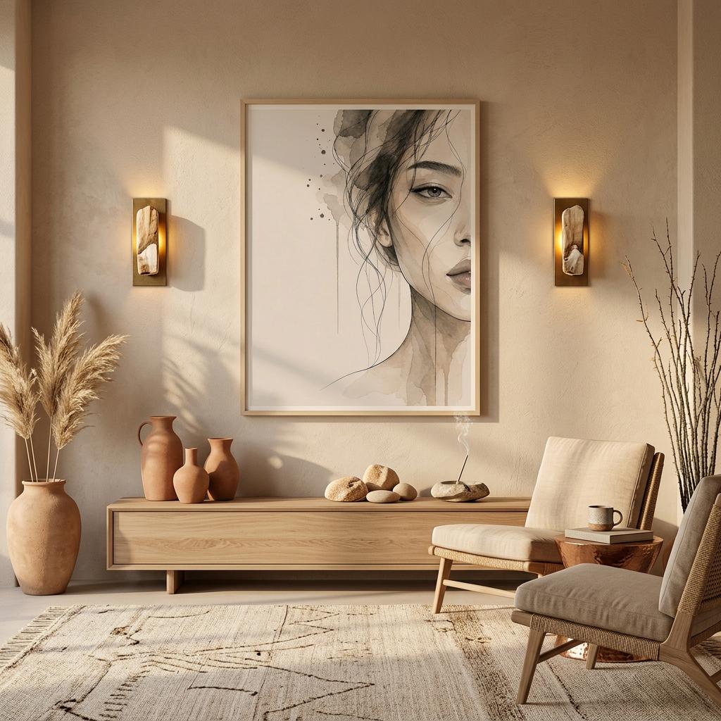 Silk Lotus - Aluminum Print | Woman Portrait Wall Art | Modern Metallic Home Decor | Serene & Strong Gift Idea