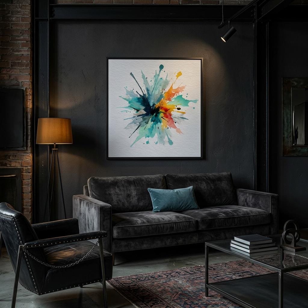 Domain Expansion Aluminum Print - Modern Wall Art, Vibrant & Crisp - Unique Home Decor Gift