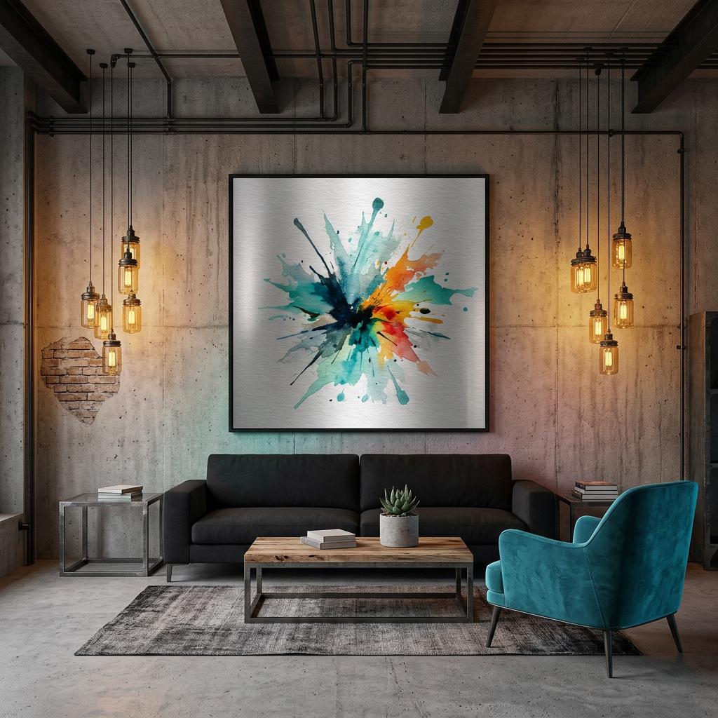 Domain Expansion Aluminum Print - Modern Wall Art, Vibrant & Crisp - Unique Home Decor Gift