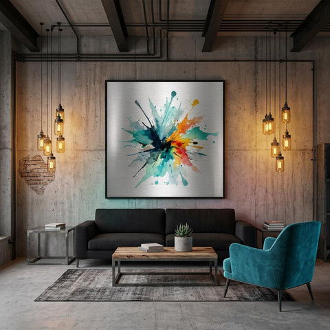 Domain Expansion Aluminum Print - Modern Wall Art, Vibrant & Crisp - Unique Home Decor Gift